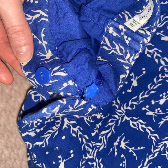 & Other Stories Blue and White Mini Skirt - Picture 4 of 7